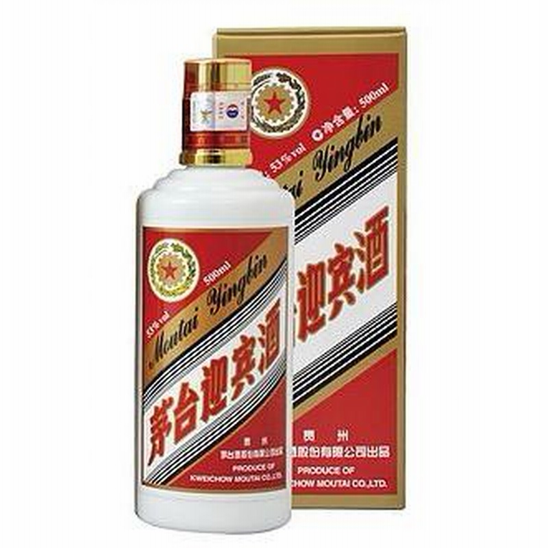 茅台迎賓酒 ／ マオタイゲイヒンシュ 53度 500ml 中国酒 茅台迎賓酒（マオタイゲイヒンシュ） 500ml 53度 1