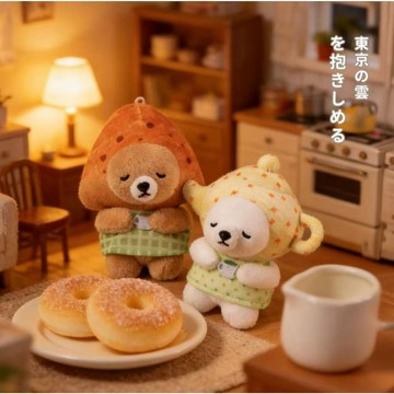 🐻WBP免運🍃正版LIV HEART 茶歇北極熊吊飾 茶壺小熊吊飾玩偶 變裝玩偶公仔 幸運熊 曲奇熊 書包吊飾 萌寵吊飾