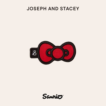 【官方直營】JOSEPH AND STACEY三麗鷗聯名HAZE凱蒂貓天鵝絨裝飾別針