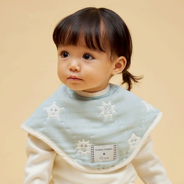 tupera tupera x 10mois 六層紗拍嗝巾圍兜