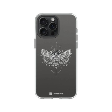 iPhone 15 Pro Max Clear 透明 - Kerby Rosanes - 蛾 - 白