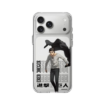 iPhone 17 Pro Max Clear Case（相機按鈕） 透明 - 進擊的巨人 Attack On Titan -S4 - 我的名字是：艾蓮·葉卡
