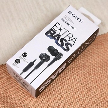 促銷 索尼·Sony 有線耳機 3.5圓孔耳機 MDR-XB55AP線控耳機 入耳式耳機 超深低音有線耳機 電競有線耳機