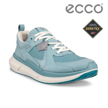 ECCO BIOM 2.2 W 健步戶外防水皮革休閒運動鞋 女鞋 水藍色