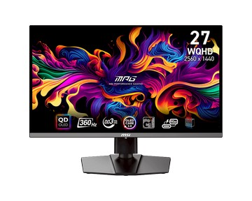 【2026熱銷推薦】MPG 271QRX QD-OLED 電競顯示器 (26.5吋OLED/ 量子點/ HDR400/ KVM/ VRR)