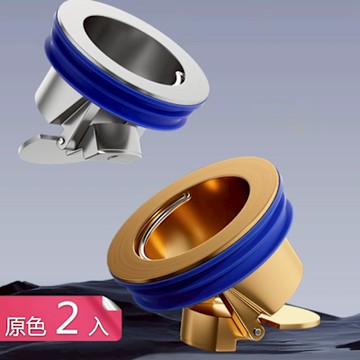 【荷生活】防鏽防腐提手設計密封防臭地漏 自動閉合快速排水全銅地漏孔-全銅原色2入組