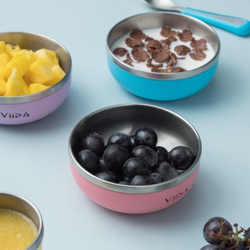 Soufflé 抗菌不鏽鋼餐碗 | 台灣製 首創採用304L抗菌不鏽鋼