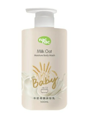 nac nac 牛奶燕麥沐浴乳500ml