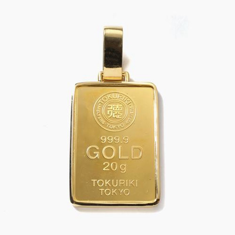 純金 K24 999.9 20g インゴット 地金 ペンダント 金貨 資産 地震