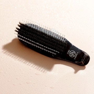 乾濕兩用極細密頭皮按摩刷 黑色