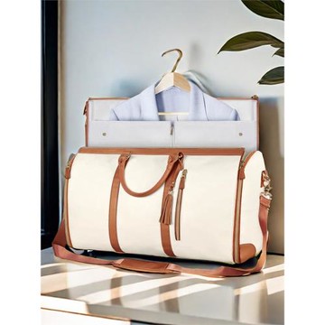 大容量折疊時尚西裝包多功能便捷西裝旅行包防水商務收納包手提包