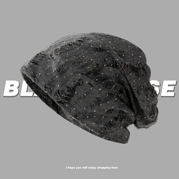 現貨+預購 針織帽毛帽-日韓秋季破洞結構包頭男女帽子4色74hv30【獨家進口】【米蘭精品】