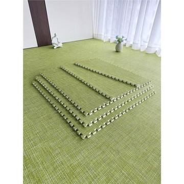 夏季大塊冰絲涼席拼接地墊地毯臥室客廳地板塊兒童爬爬墊60*60cm