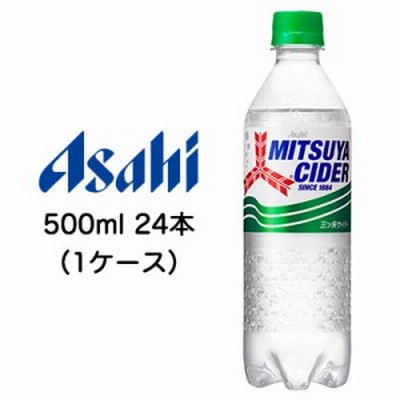 [取寄] アサヒ 三ツ矢 サイダー 500ml PET 24本 (1ケース) 送料無料 42002