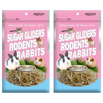 Armonto 阿曼特 鼠專用無鹽無調味原味鱈魚細絲 蜜袋鼯/齧齒動物/兔子零食  40g  2包