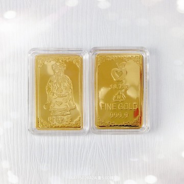 【金宏大銀樓】純金9999 純黃金 5錢金塊 金塊 金條  保值商品 金鑑會認證三角標章 可刷卡分3期