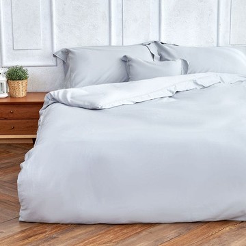 埃及天絲棉 被套床包4件組 特大 石板灰