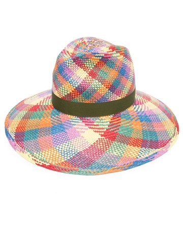 Borsalino - Sophie wide straw hat - women - Straw - L - Yellow