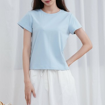 棉質圓領T恤432273