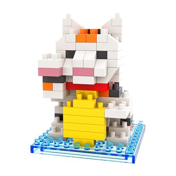 Archbrick 招財貓 Pixel 積木 Nanoblock