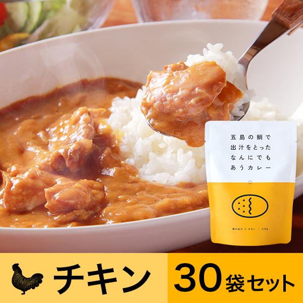 五島の鯛で出汁をとったなんにでもあうカレー（チキン）30袋セット　送料無料