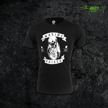 【敦刻爾克】MARSOC馬騷客 短袖軍風T恤 直筒圓領 黑色