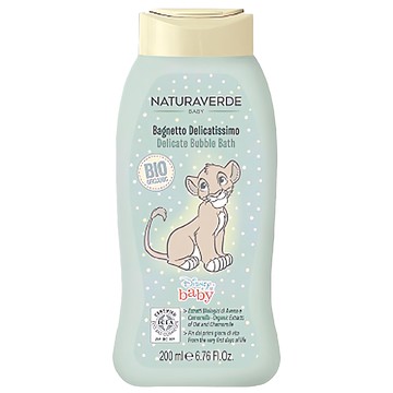 NATURAVERDE 小獅王辛巴舒敏泡泡沐浴露 洋甘菊 0~3歲  200ml  1瓶