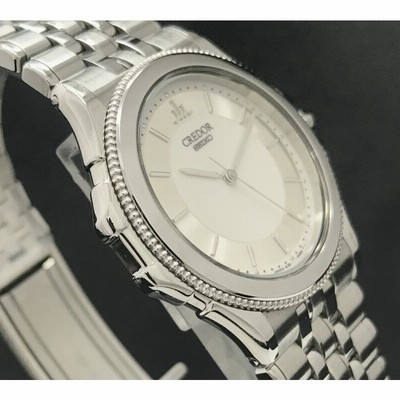 クレドール パシフィーク 8J81 6A20 K18WG SS セイコー SEIKO クオーツ ...