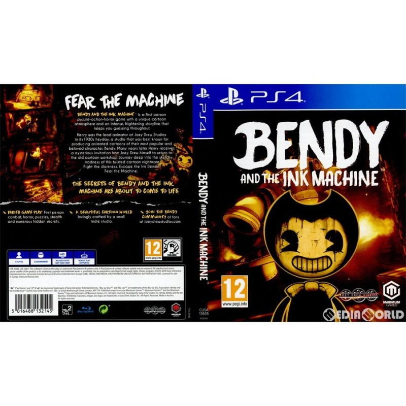 中古即納』{PS4}Bendy and the Ink Machine(ベンディ・アンド・ザ