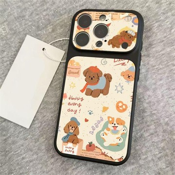 保護殼 快樂小狗新款蘋果17手機殼iphone16pro15視窗14防摔13/12
