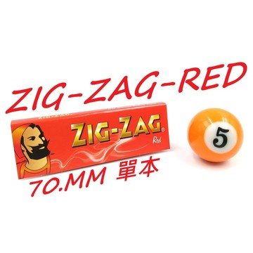 正品附發票 法國進口ZIG-ZAG捲菸紙 70MM-50張 (RED 中磅捲煙紙) ✦球球玉米斗✦
