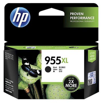 HP 955XL 高印量黑色原廠墨水匣 (L0S72AA) for HP OJ Pro 8210/8710/8720/8730/7740