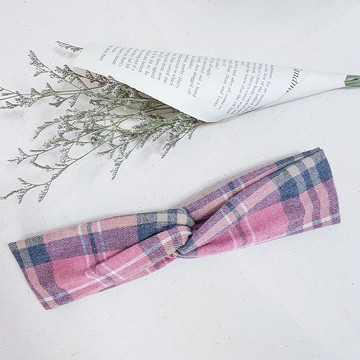 浪漫國度 磨毛英倫風 交叉髮帶