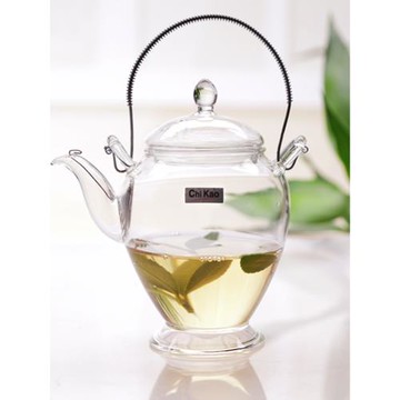 奇高耐熱玻璃花茶功夫紅茶茶具套裝過濾手工吹制提梁壺日式花茶壺