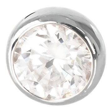 BIOAM 佰歐安 莫桑鑽 大包鑲鑽 純銀鍍18K白金耳環 一克拉 D色 3EX VVS1