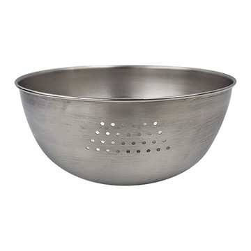 SHIMOMURA 下村 洗米盆 18-8不銹鋼  銀色  18cm  1個