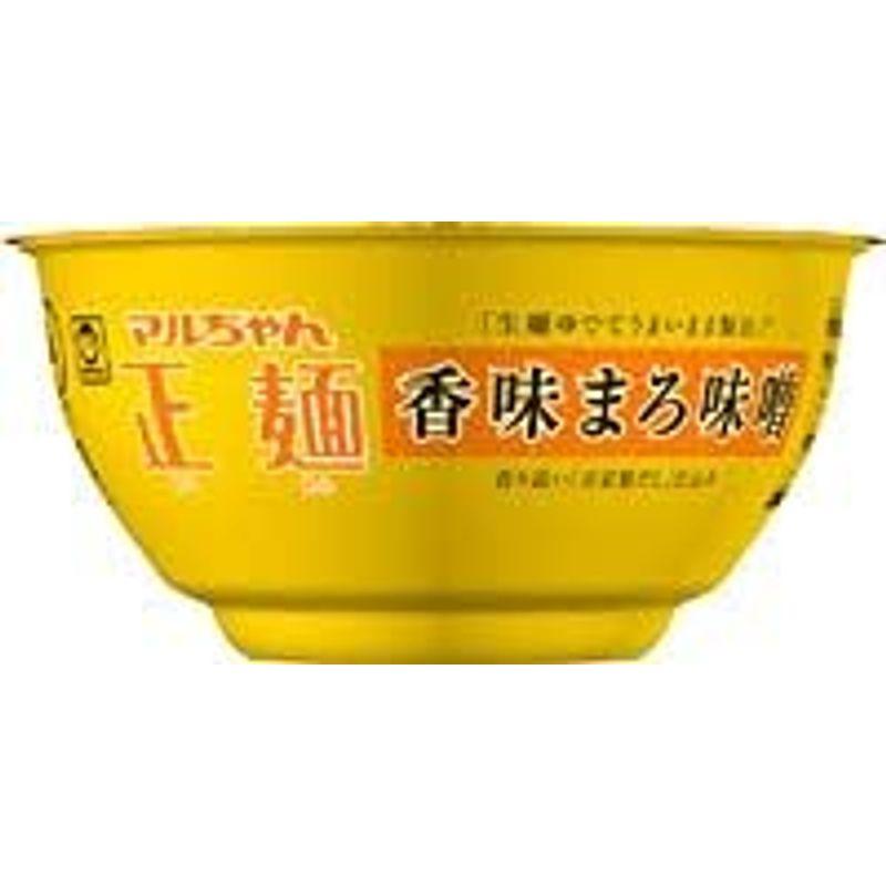 東洋水産 マルちゃん正麺 カップ 香味まろ味噌 129g×12個