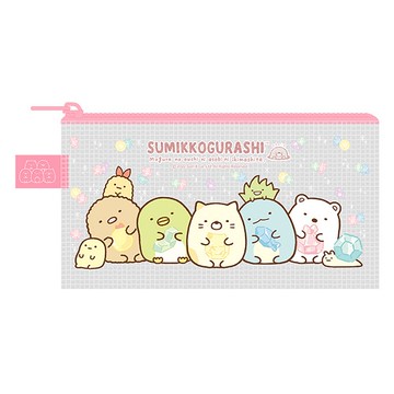 角落生物-小夥伴 防水筆袋/萬用袋H 40K-粉