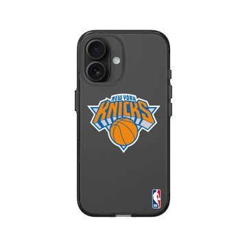 iPhone 16 Clear (相機按鈕) 酷墨灰 - NBA - Logo-紐約尼克 New York Knicks