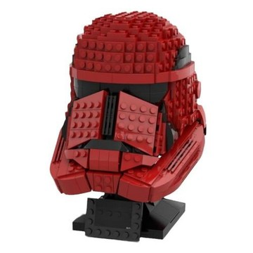 積木佳磚跨境玩具外貿MOC92823西斯士兵頭盔小顆粒益智蝦皮熱賣