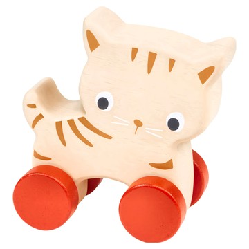 Mentari 貓咪嚕嚕車 MT7105 適用於6個月以上  橡木色 + 紅色  1個