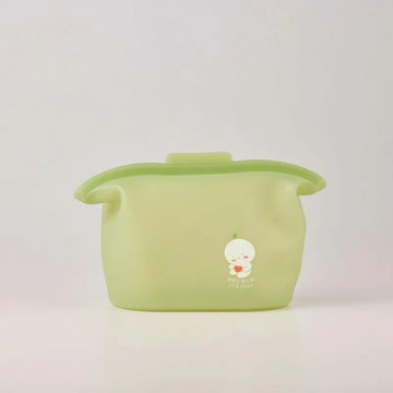 【Simple Zone】雲朵好矽包1000ml - 草地綠 | 矽膠食物袋/保鮮袋