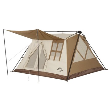 Naturehike 挪客 A-Type 屋脊棉布自動帳篷 t 地布 300D滌綸牛津布 CNH22ZP029 250 x 220cm  深褐色  2~3人