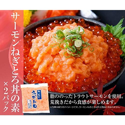 海鮮丼１２食セット（マグロ漬け2p・ネギトロ2P サーモンネギトロ2p トロサーモン2p びんちょうマグロ2P イカサーモン2P)