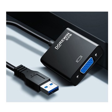 [現貨4組dd] USB 3.0 轉 VGA 轉接線 25cm 轉接頭 傳輸線(UI1)Z26