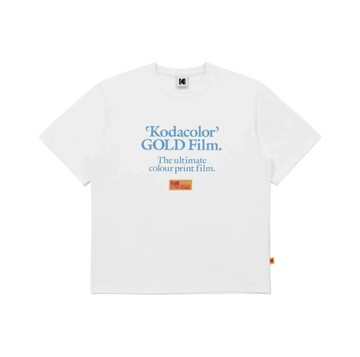 Apparel 男女同款 半寬鬆版型 文字短袖T恤 白色