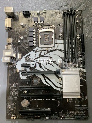 華碩B250-PRO GAMING 主板 標準板型 二手 兩張 含檔板 月保修【三和電腦配件店】