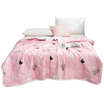 新品~空調被夏季夏涼被薄款被子夏天雙人可機洗水洗棉兒童單人春秋被芯- 雙11全館免運