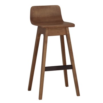 MUNA家居   珊德吧椅(板)(實木)  43X43X89cm