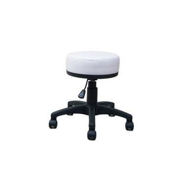 台灣製造 SGS認證 CC-02 辦公圓椅-白（35*35*47cm）_廠商直送